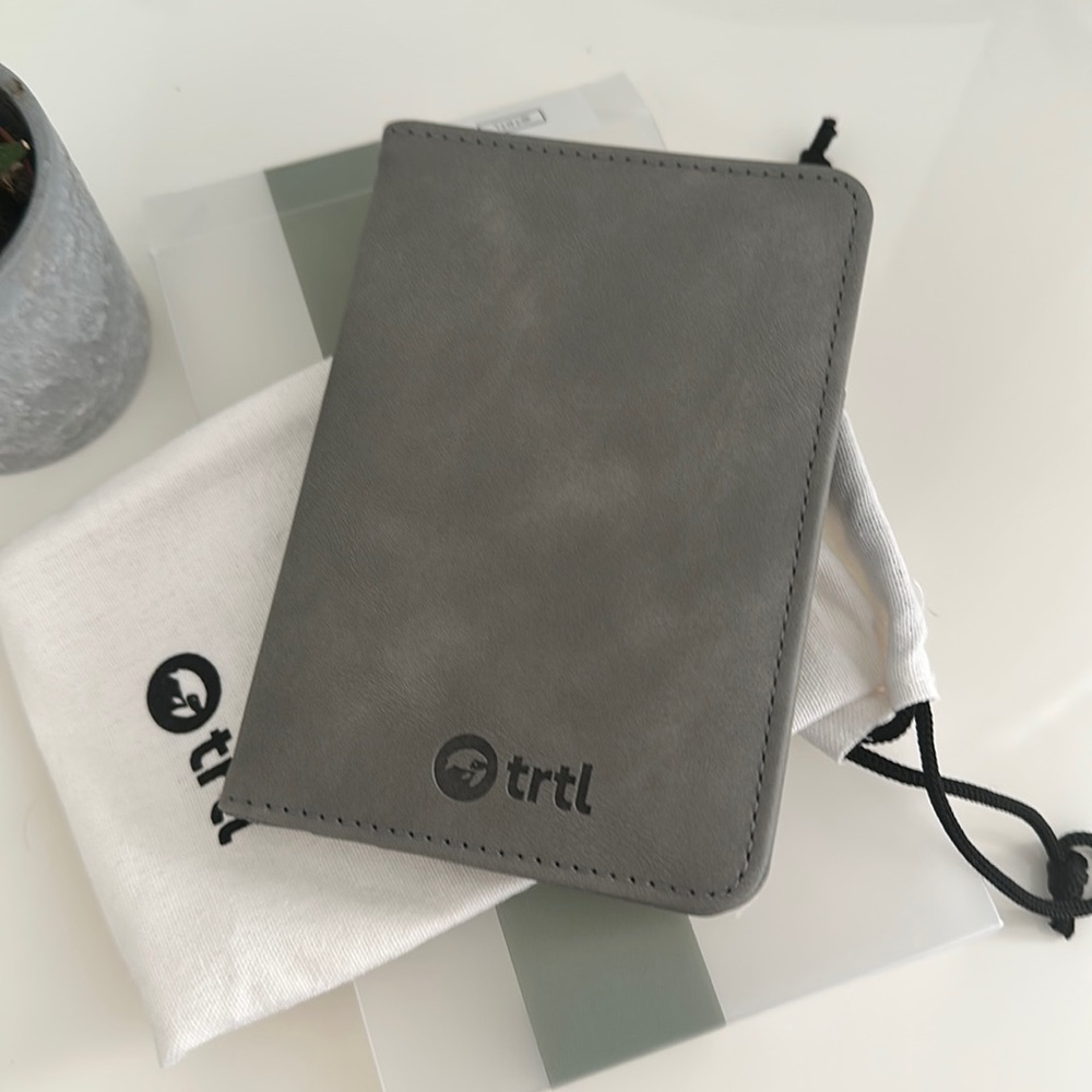 TRTL travel passport cover waterproof vegan